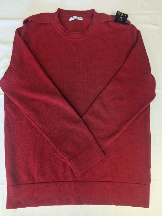 Stone Island Red Knit Jumper XXL