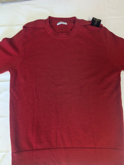 Stone Island Red Knit Jumper XXL