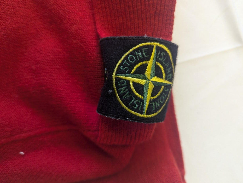 Stone Island Red Knit Jumper XXL