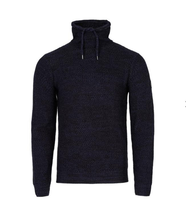 Firetrap Firetrap Cowl Neck Men's Jumper Navy Large