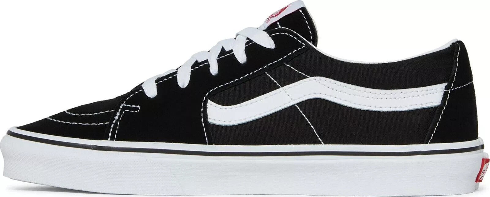 Vans Sk8-Low Black/True White Mens UK 7.5