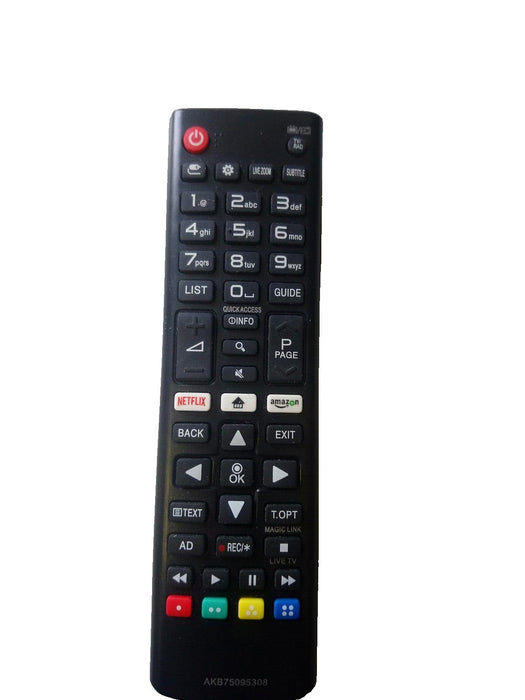 LG AKB75095308 TV Remote Control - Black