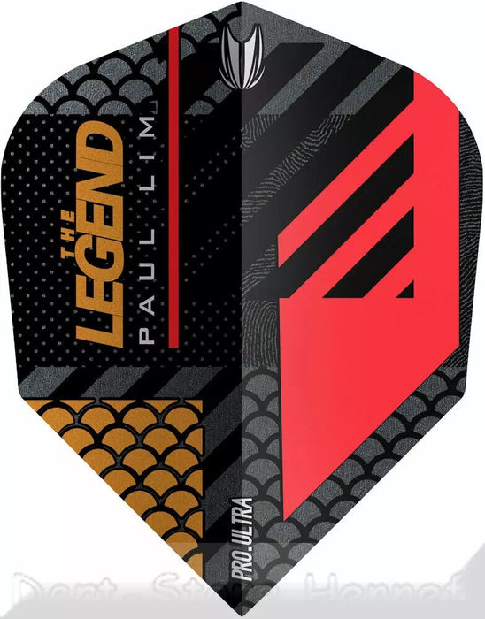 6 Dart Flights Target No. 6 "PAUL LIM" Generation 3