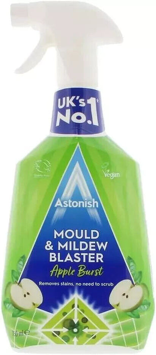 3 Astonish Mould Mildew Blaster Remover Spray Grout Bathroom Cleaner 750ml