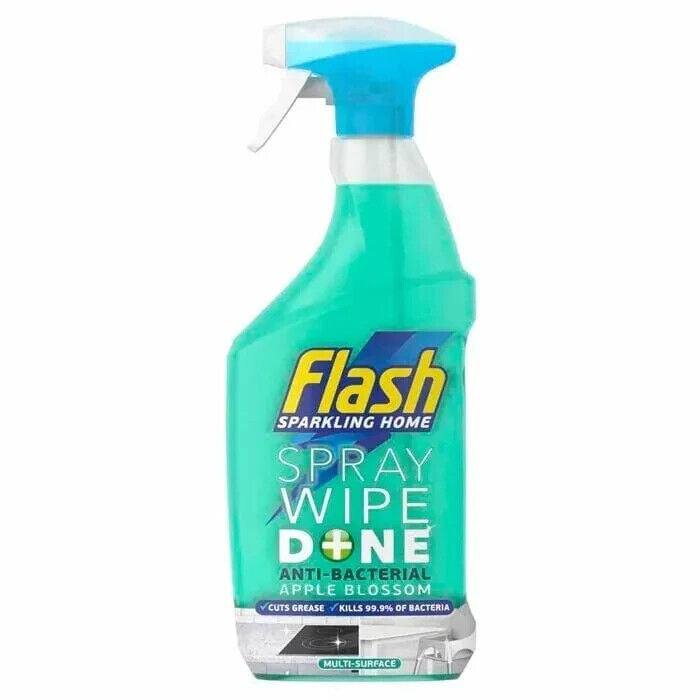 Flash Spray Wipe Done Multi-Surface Cleaner - Apple Blossom - 800ml