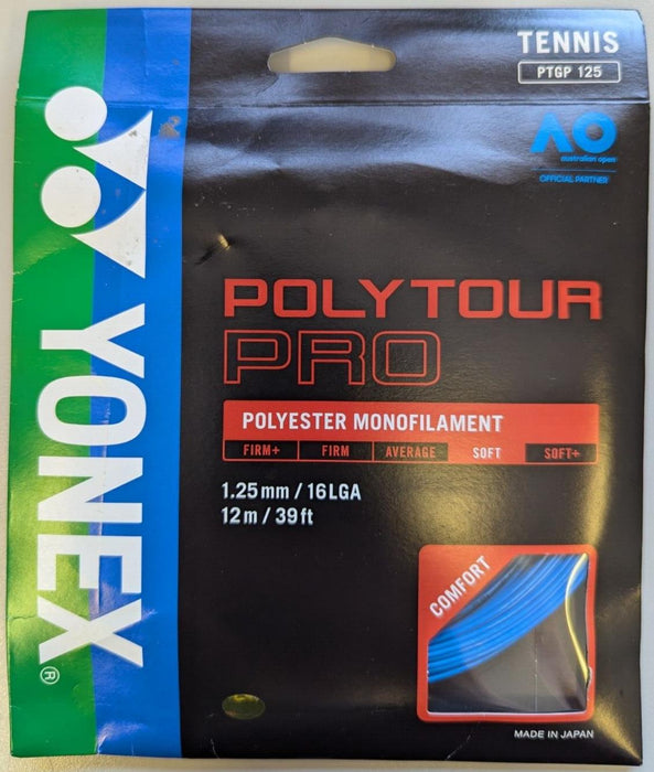 Yonex Poly Tour Pro Tennis Racket String 12m Set