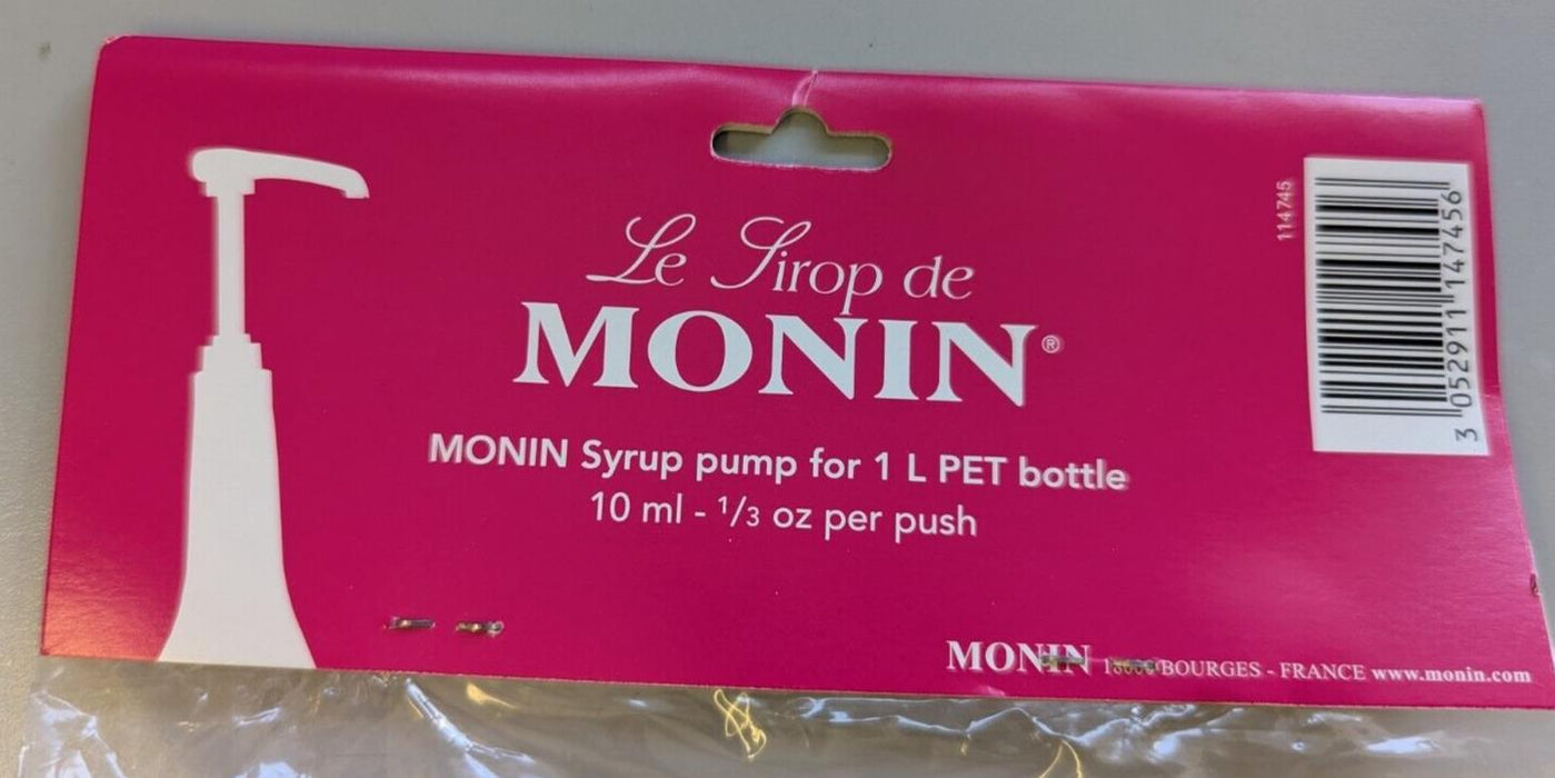 Monin Syrup Pump for Plastic 1L Monin bottles - Coffee/Cocktail Syrups