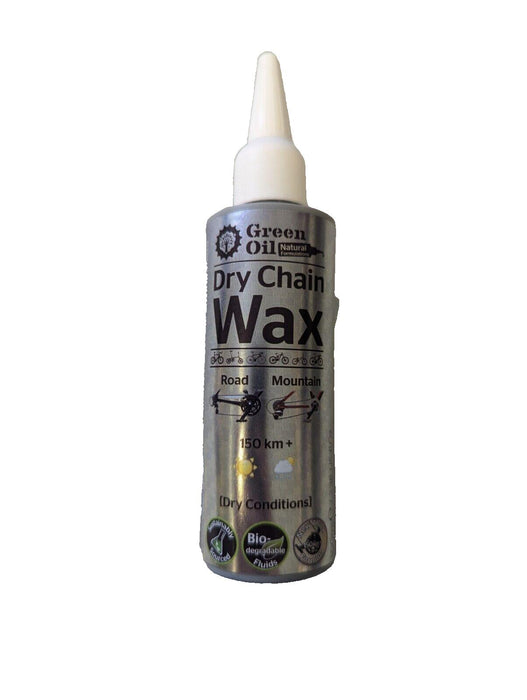 Green Oil Dry Chain Wax 100ml (Biodegradable Lube For Dry Conditions)