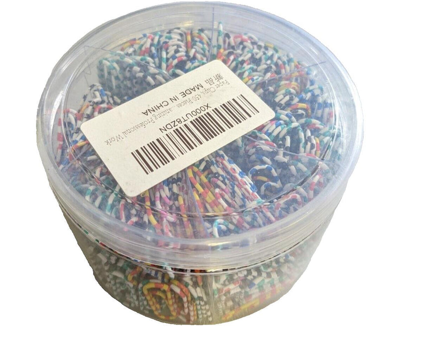 Paper Clips 450 pcs Multicoloured