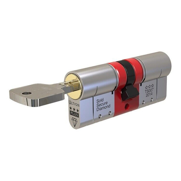 Ultion WXM 3 Star Plus Euro Cylinder Lock. High Security. 3 Keys.