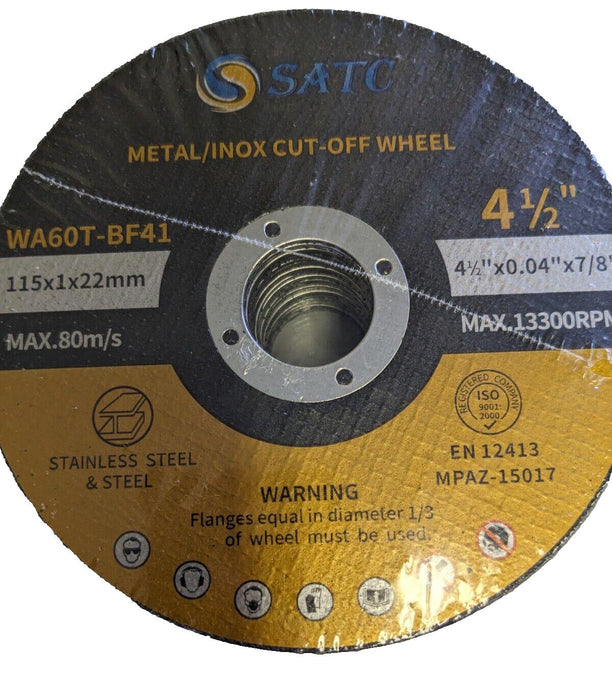 115MM 4.5" METAL CUTTING DISC METAL CUTTING BLADE FOR ANGLE GRINDER