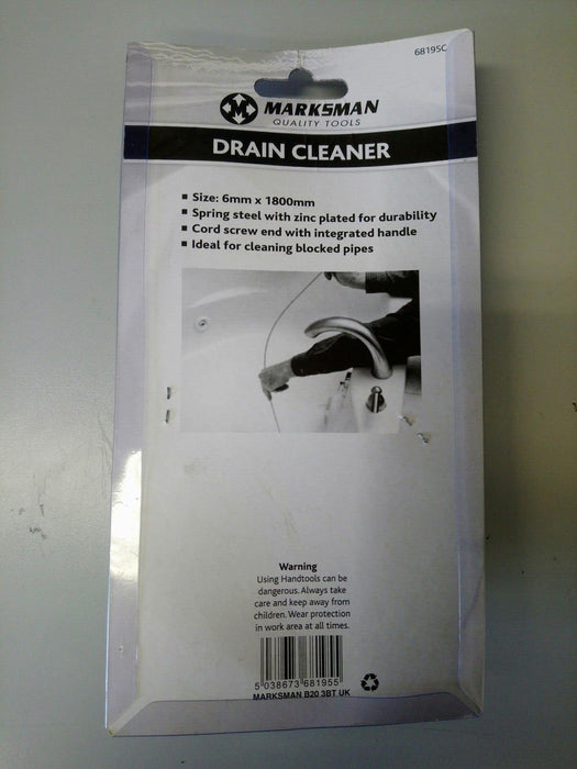 Marksman Drainer Cleaner 6mm x 1800mm