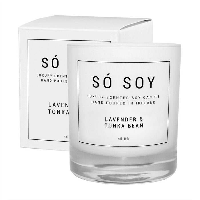 So Soy Lavender + Tonka Bean Candle Large