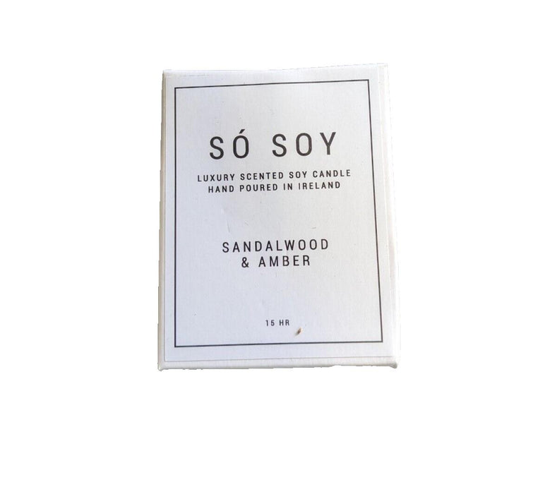 SÓ SOY SANDALWOOD AND AMBER Candle Small