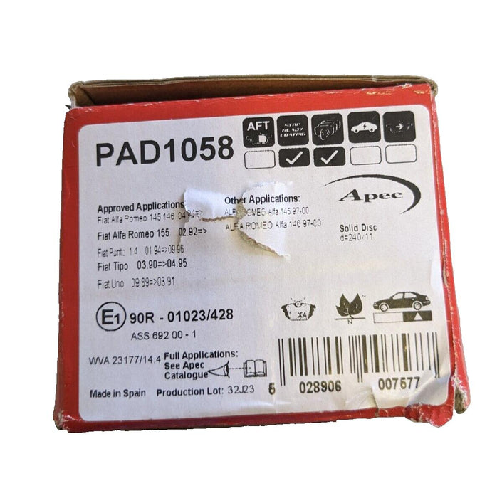 APEC PAD1058 Brake Pad