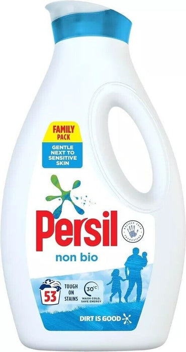 Persil Non Bio Laundry Washing Liquid Detergent Stain Removal Quick Wash 1.431 L