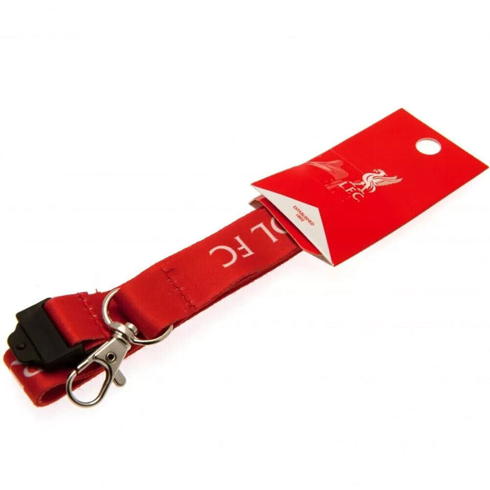 Liverpool FC Nylon Lanyard With Metal Clip Official Merchandise NEW UK