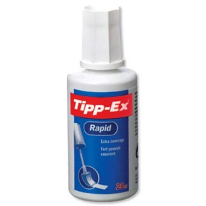 Tipp-Ex Rapid, Correction Fluid Bottle, High Quality Correction Fluid, 20ml