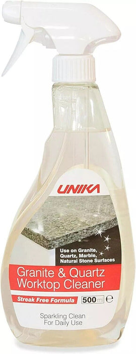 Unika Granite and Quartz Worktop Cleaner Spray, 500ml