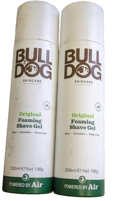 2X BULLDOG Skincare - Original Foaming Shave Gel for Men, 200ml