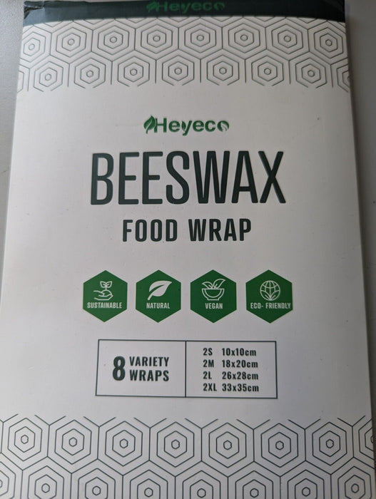 Beeswax Food Wrap 8 Variety Wraps