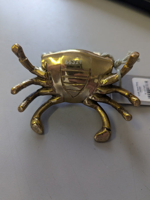 Oliver Bonas Crab Gold Metal Ring Holder