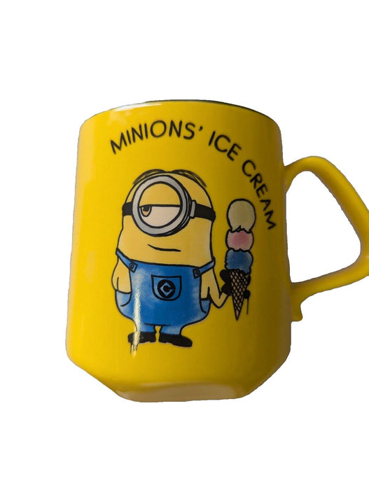 Minions ice cream mug yellow