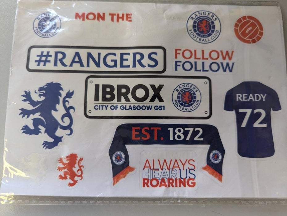 Rangers Stickers 2 Sides Same Stickers