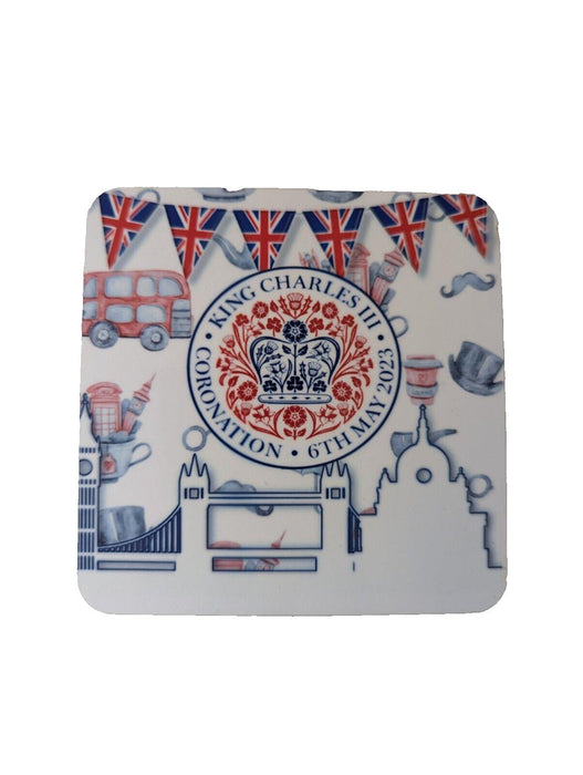 King Charles III Cornation Mug Coaster