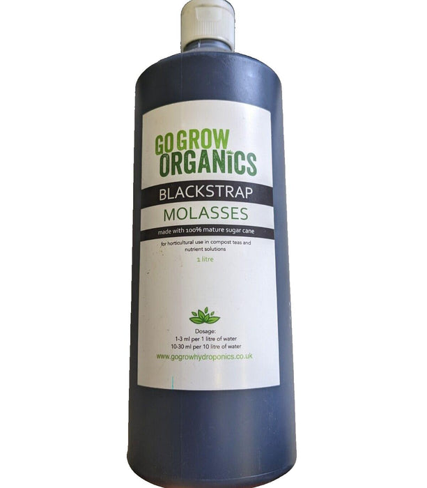 Go Grow Organics BlackStrap Molasses 1 Litre