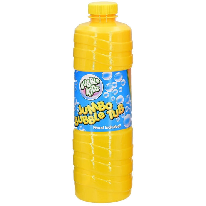 Bubble Kidz 1 Litre Bubble Mixture Liquid Solution(Yellow) *Wand not included*