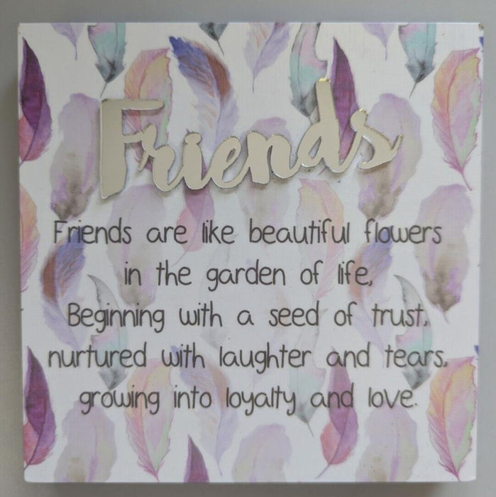 Friends Plaque - Gift idea for a Friend