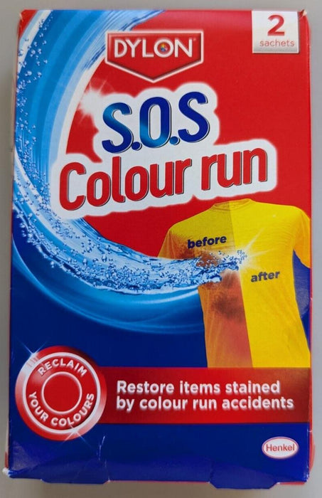 Dylon S.O.S Colour Run - 2 75ml Sachets