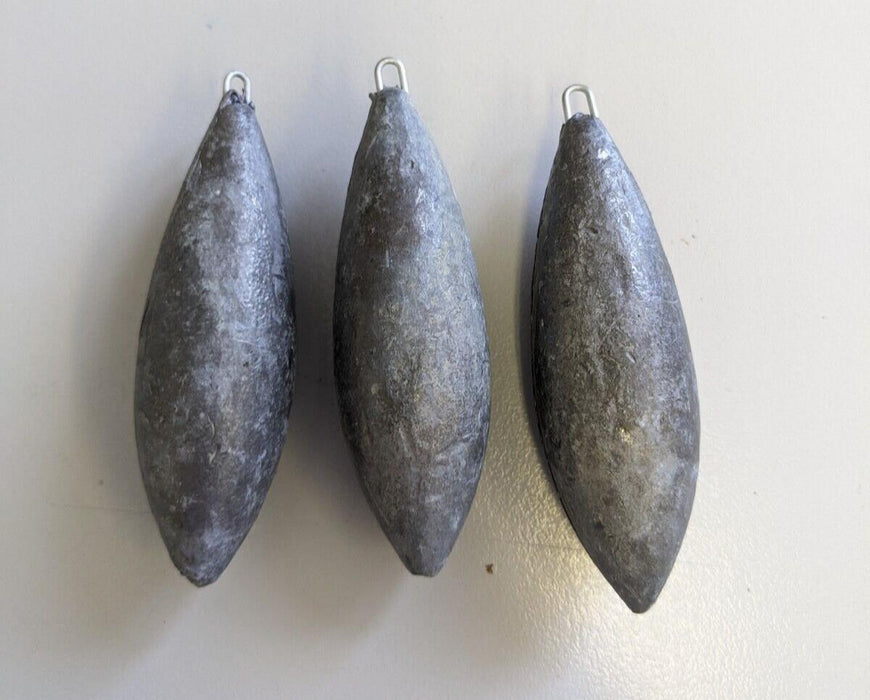 3x 6oz Sea Fishing Weights