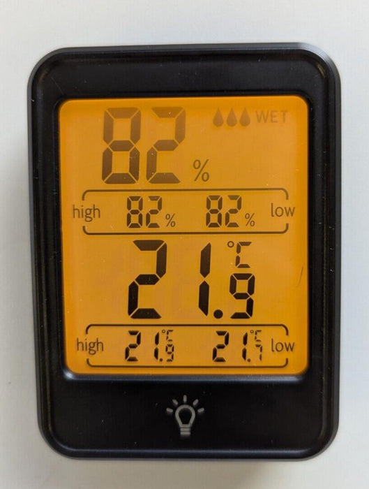 Humidifier and Temperature Gauge - Magnetised for Mounting