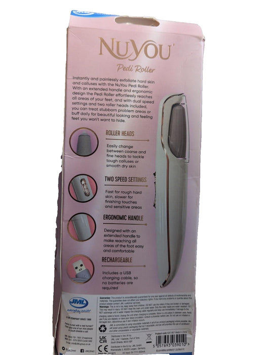 NuYou Pedi Roller - Electric Pedicure Tool For Smooth Feet