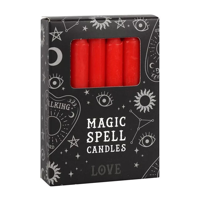 Magic Spell Candles Red Pack of 12