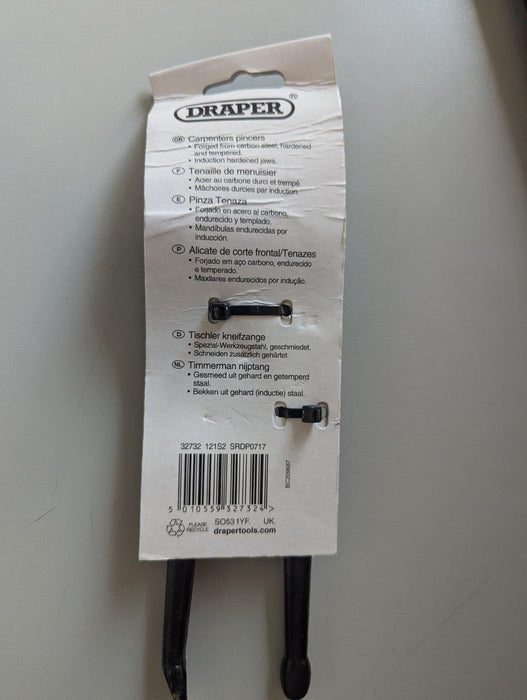 Draper Carpenters Pincers 175mm