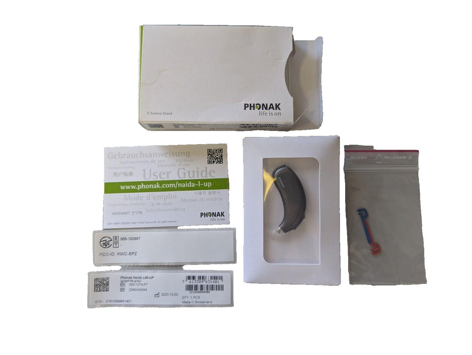 Phonak Naida L90-UP Graphite Gray (Single Hearing Aid)