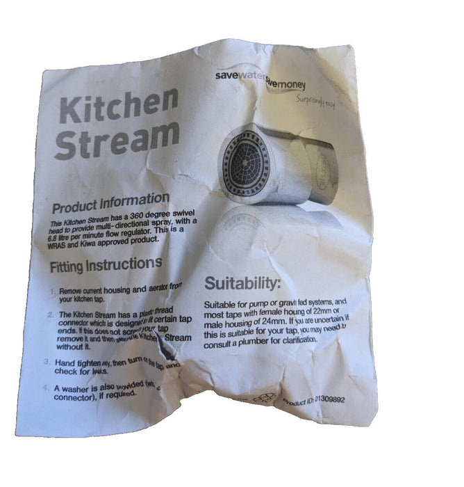 Kitchen Stream 360 Swivel 6.8ltr per Minute