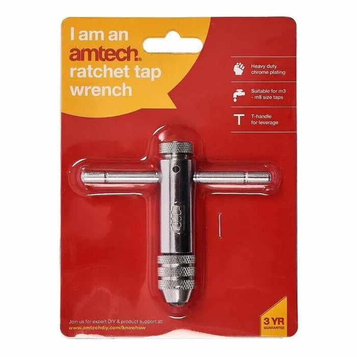 Amtech Ratchet Tap - M5-M12 Size Taps