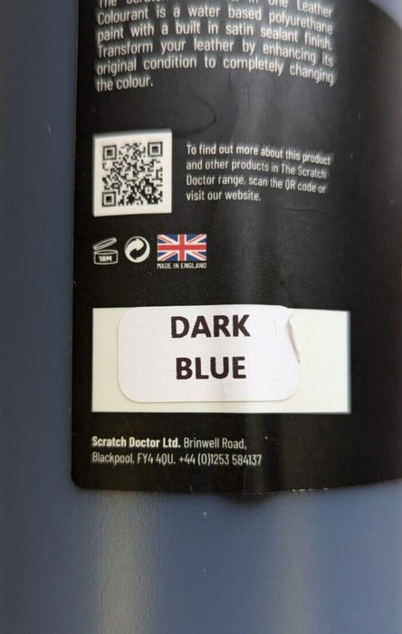 ALL IN ONE Leather Colourant Paint Dye Dark Blue