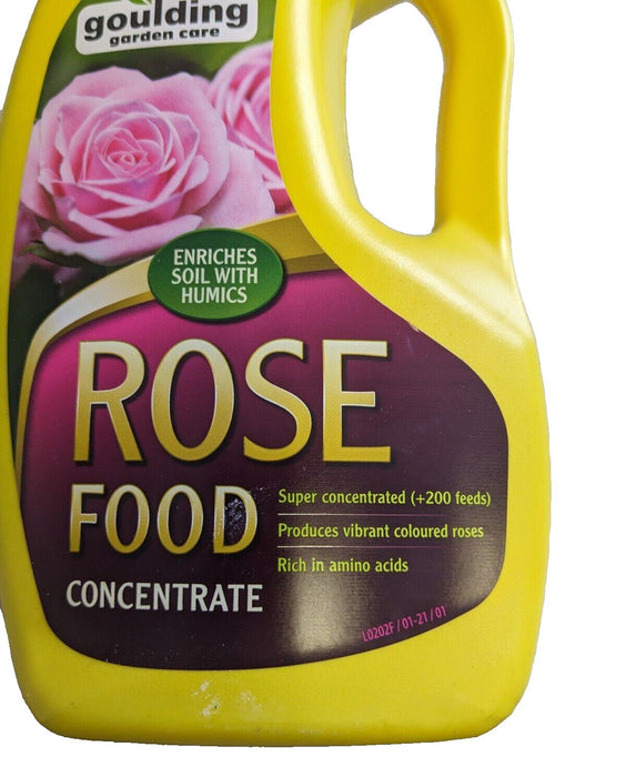 Goulding Garden Care Liquid Rose Food Super Concentrate Plant Feed 1L