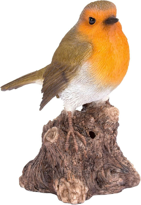 Singing Robin on Stump Vivid Arts