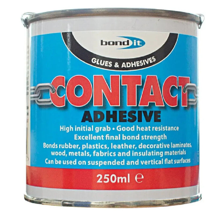 CONTACT ADHESIVE PREMIUM GRADE SOLVENT BASED BRUSHABLE HEAT RESISTANT 250ml