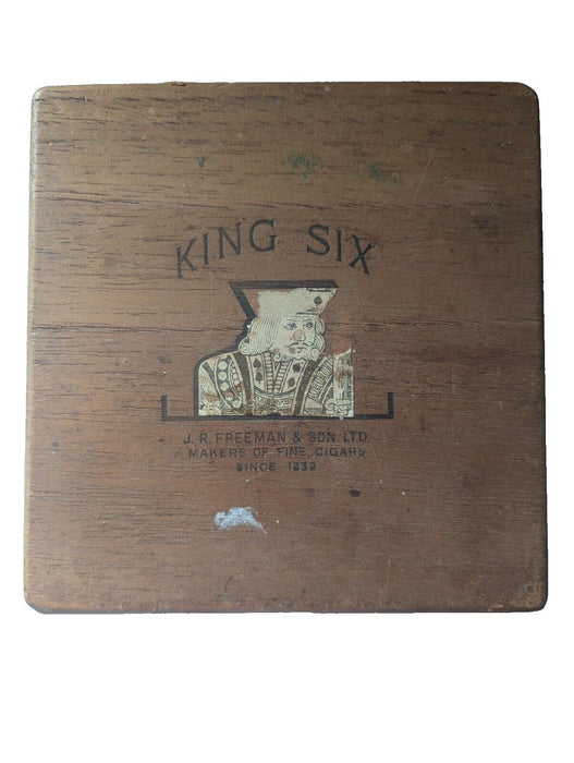 King Six JR Freeman & Sons Cigar Box