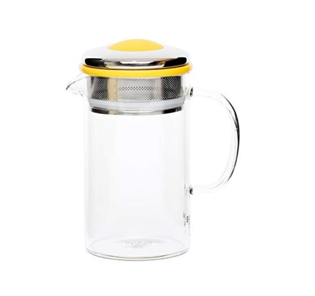 Brew Tea Company Yellow Tea Pot  Glass Tea Pot for One 400ml