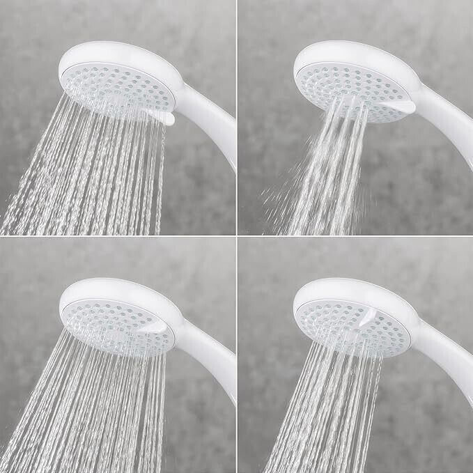 Mira Zest 90mm 4 Spray White Showerhead