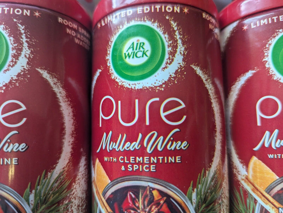 Air Wick Pure Air Freshener 250ml Mulled Wine 3 Pack