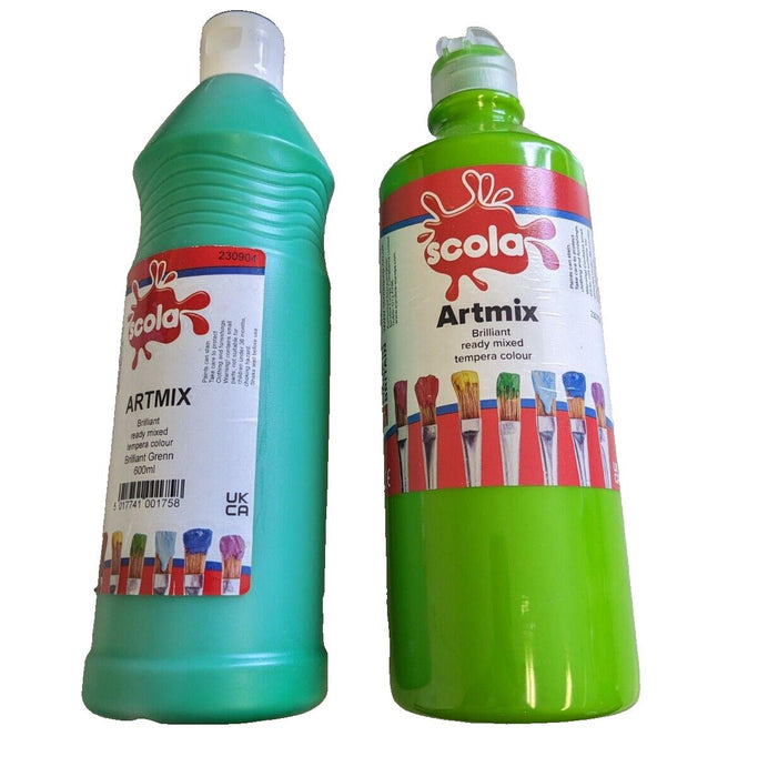 Scola Artmix Assorted  Green 600ml